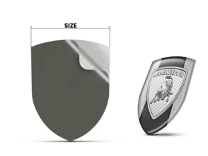 Lamborghini Etiqueta Impermeable Profesional Resistente Minimalista
